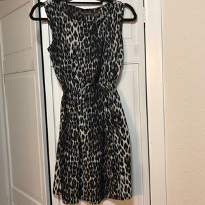 Cute leopard print dress